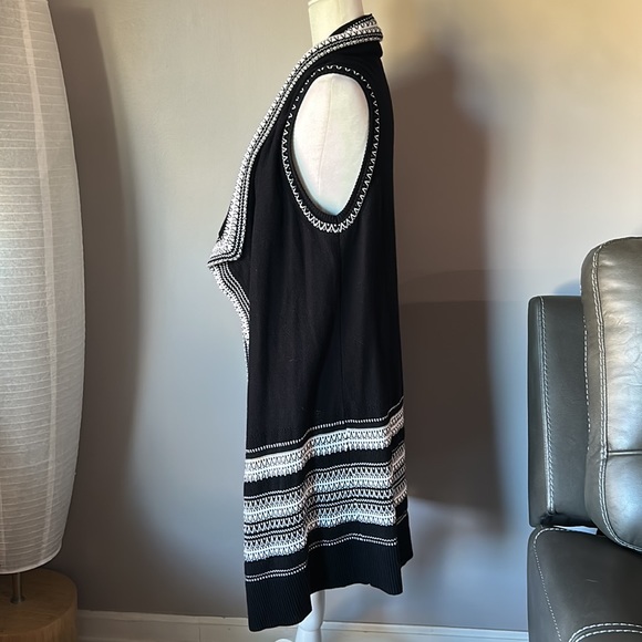 VINCE Women’s Over Sized Long Sweater Vest Open Front Cardigan - Picture 6 of 10